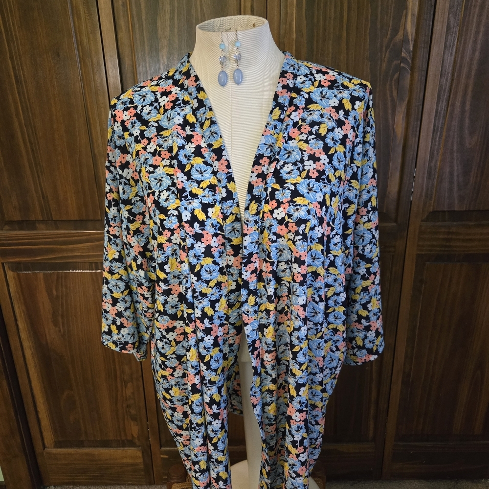 Floral Patterned Overpiece